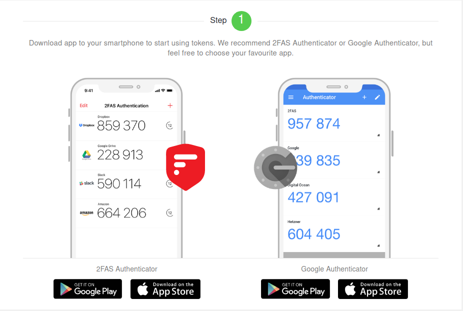 2FAS Light Google Authenticator Instructions