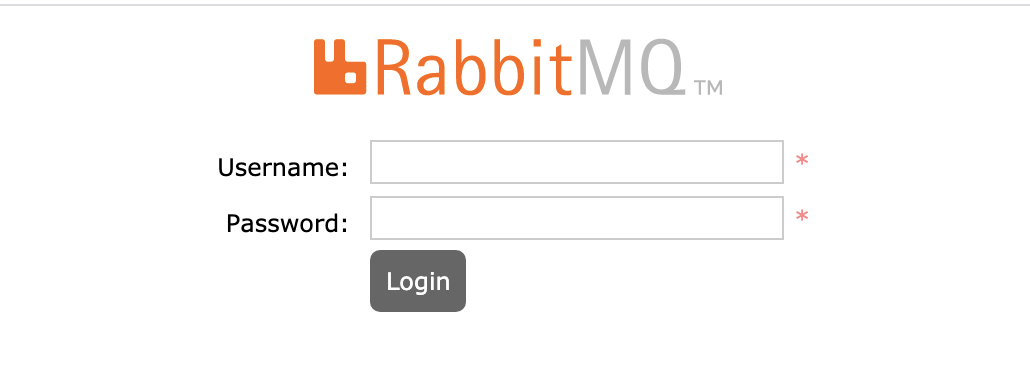 RabbitMQ Login